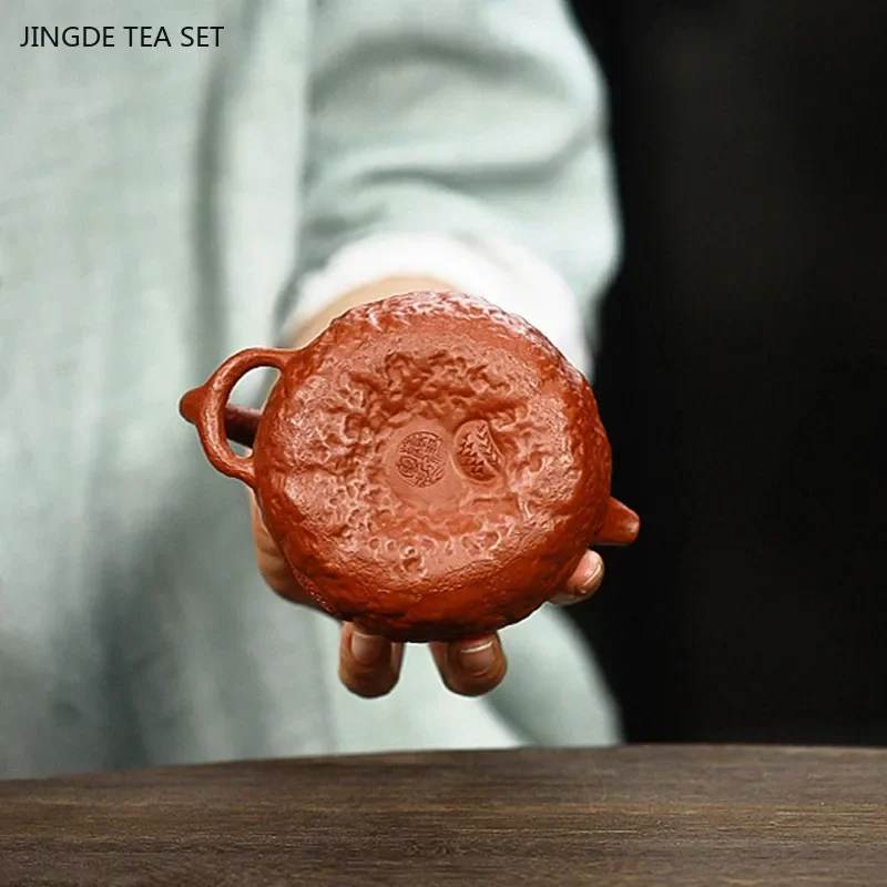 210ml Yixing Dahongpao Filter Tea Pot Master Handmade Purple Clay Beauty Teapot Chinese Zisha Tea Accessories Custom Teaware
