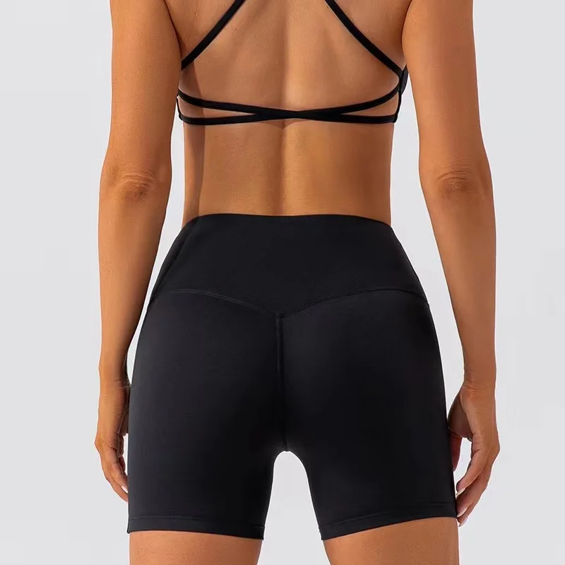 

Women's shorts, training clothes, running, fitness, hip lifting, tight, high waisted sports leggings