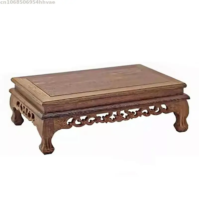 

Rosewood Carving Crafts Vase Rack Flower Pot Rack Bonsai Stand Fish Tank Stand Pedestal Rack Decorative Display Stand Base