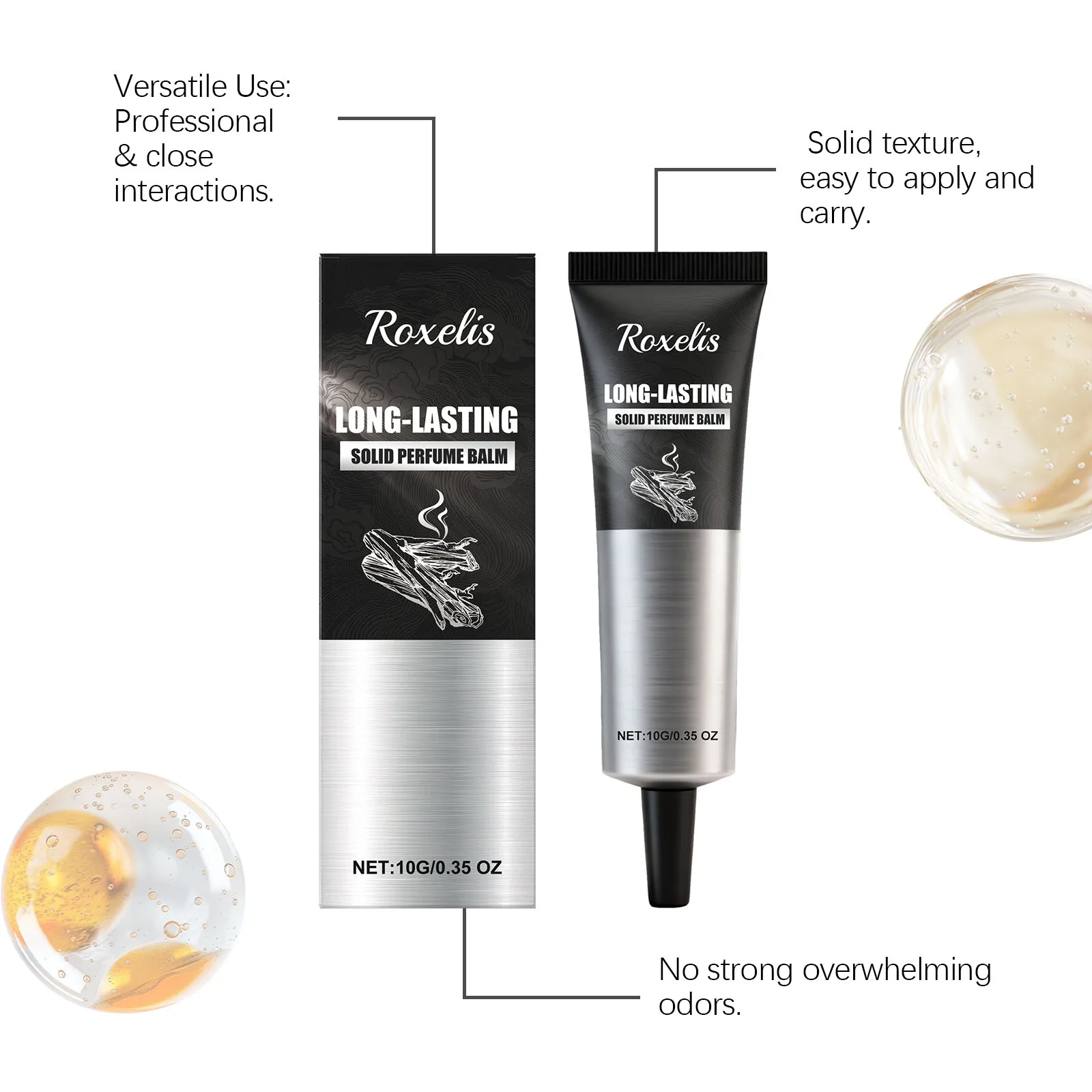 Festes Parfum Für Herren Roxelis Holzige Duftnote Elegant Frisch_voghion.com