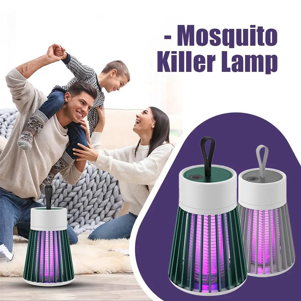 2023 Electric Shock Mosquito Killer Lamp Usb Fly Trap Zapper Insect Killer Repellente Camera Da Letto Trappola Antizanzare Per Esterni