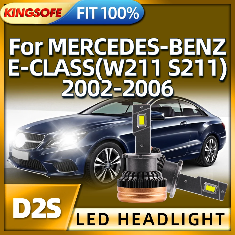 

Roadsun D2S LED Headlights 45000Lm Auto Bulbs For MERCEDES-BENZ E-CLASS W211 S211 2002 2003 2004 2005 2006