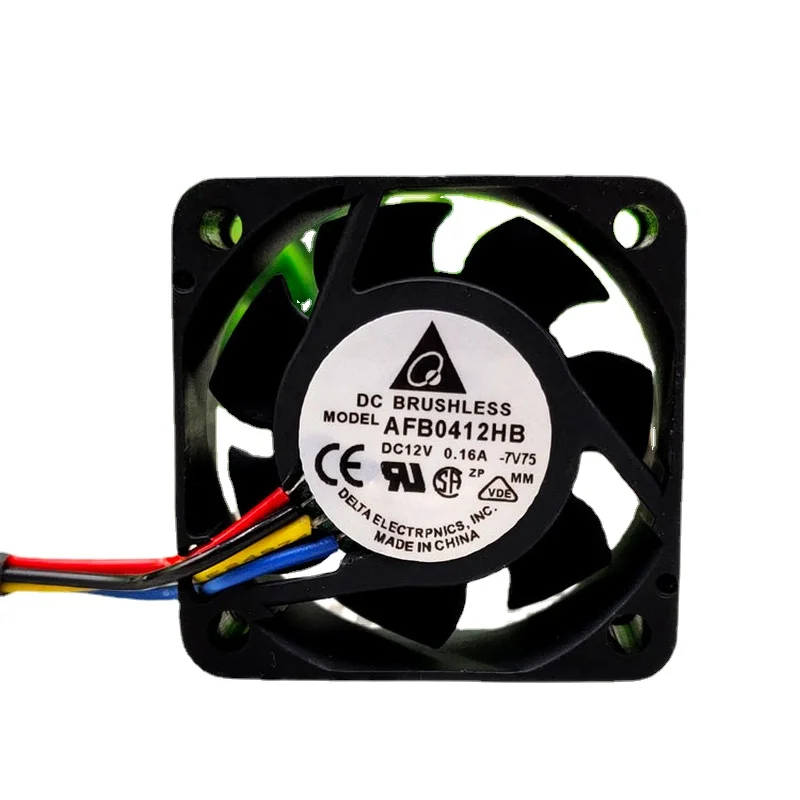 

New CPU Cooling Fan For DELTA AFB0412HB 4CM 12V 0.16A 4015 Speed Measurement Double Ball Computer Fan 40x40x15mm