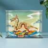 Acrylic Display Box for Lego 801112 Auspicious Dragon Clear Display Case (Toy Bricks Set not Included） 2