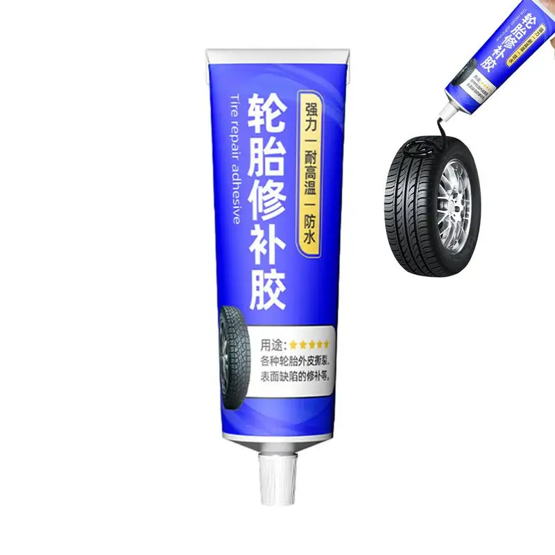 

Car Tyre Puncture Sealant Rubber Non-corrosive Adhesive Glue Wear-resistant Black Tyre Repair Instant For Car Motorbike Bike