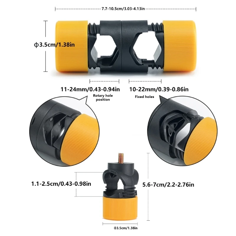 Multifunction Long Arm Light Stand Adapter Attachment Arm Connector For Flexible Photoshoots Wide Device Compatibility