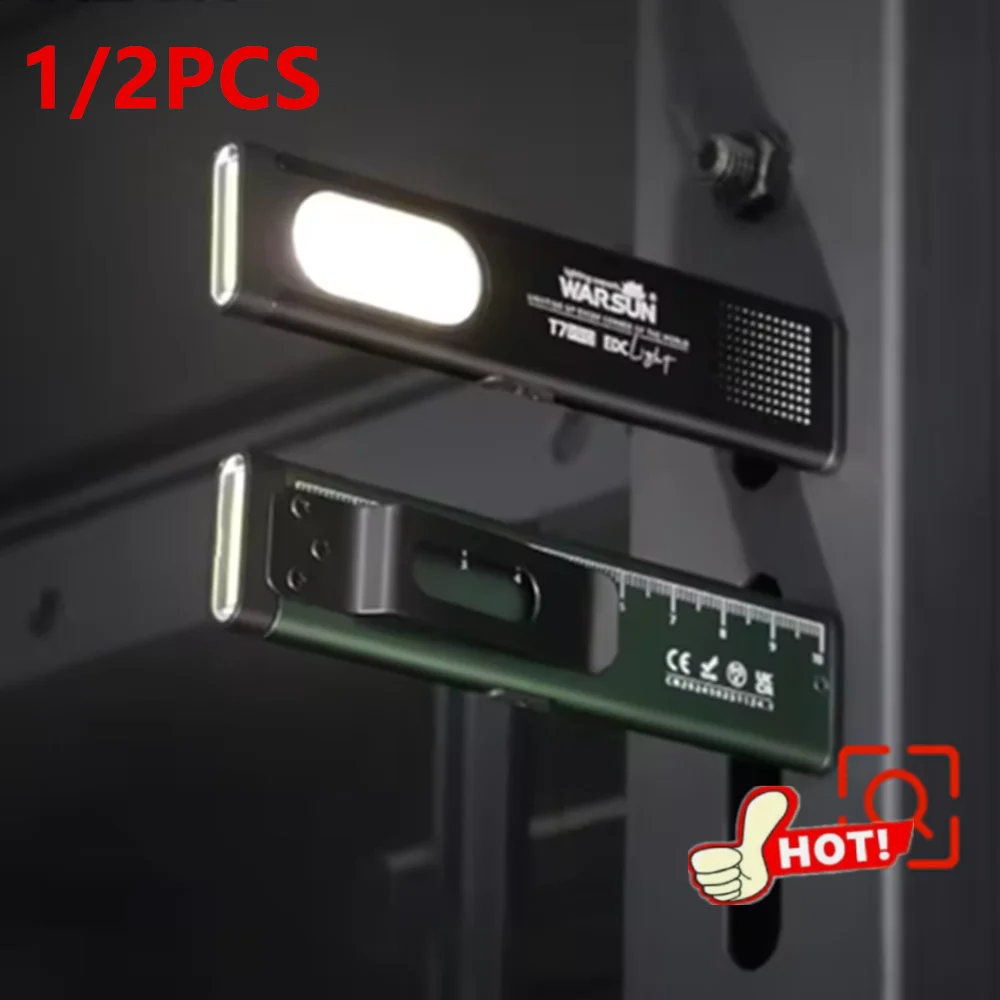 2026년형 LED 키체인 손전등 USB-C 충전식 800Lm 휴대용 미니 토치 라..