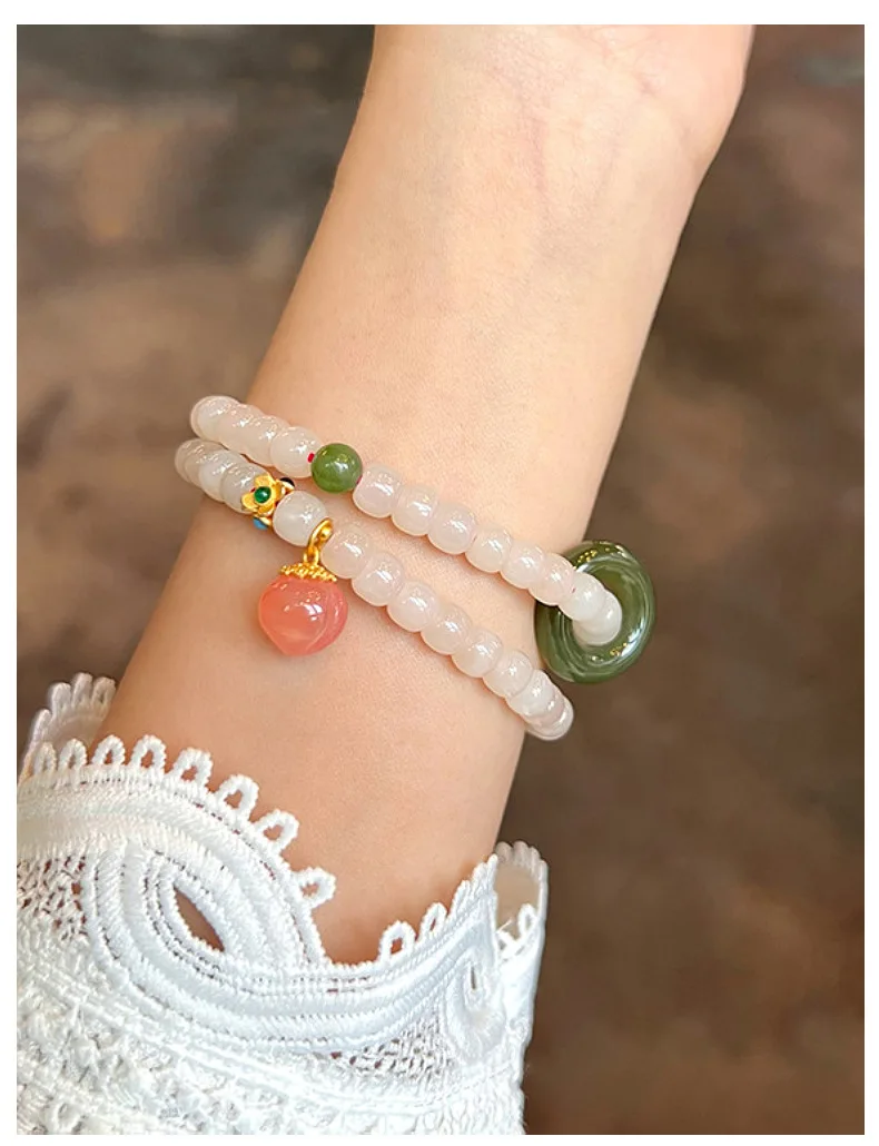 Natürliche Hetian Jade Luxus Qualität Mode Schmuck Exquisite Elegante Einfache High-grade Armband Sexy Junge Mädchen Edlen Schmuck – Detail 11