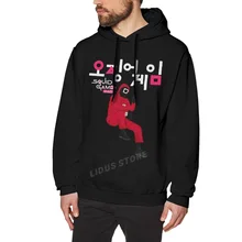 

Korean TV Squid Game Hoodies Men Kawaii Unisex Harajuku Hoodie Sweatshirts Harajuku Creativity 100% Cotton Streetwear