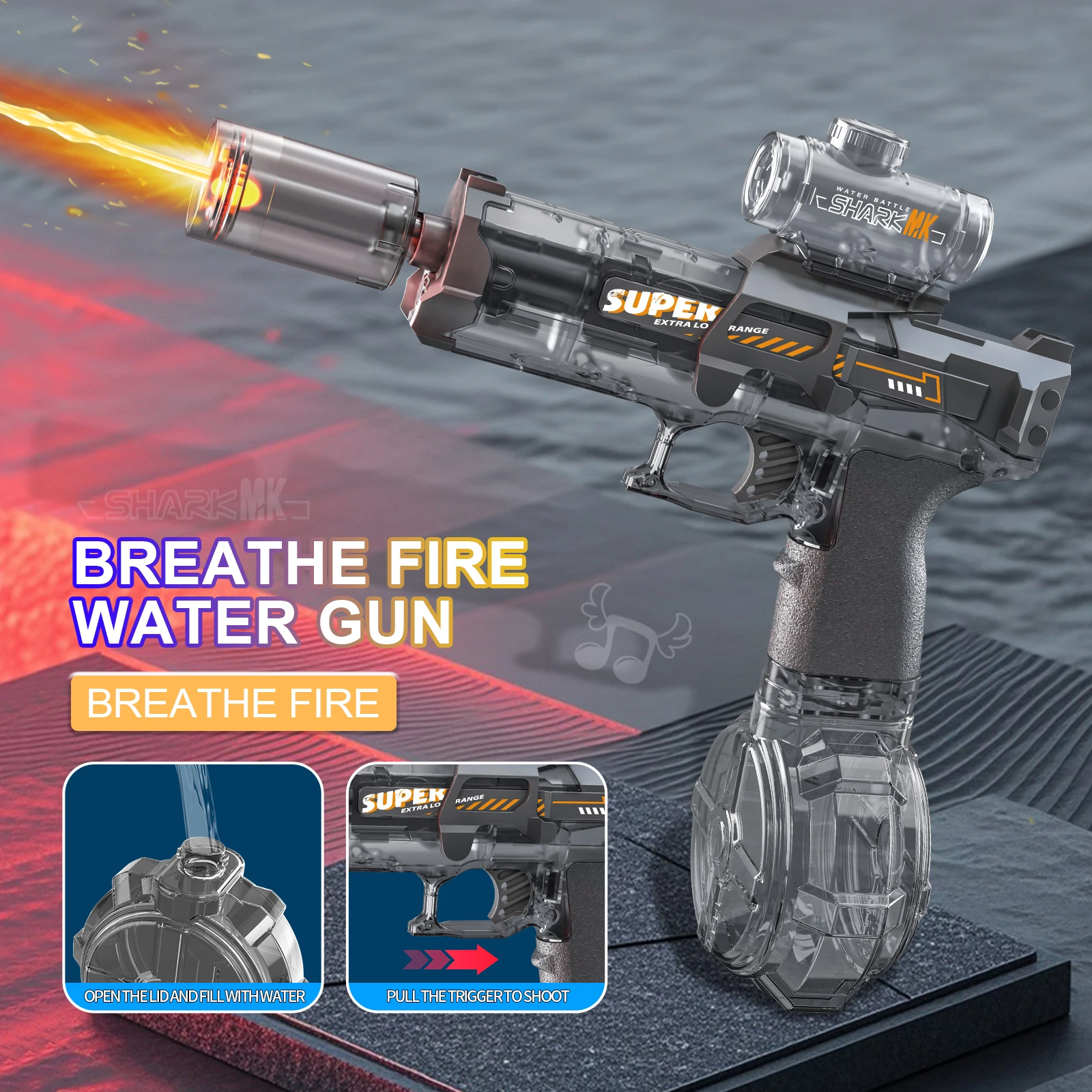 Electric Water Guns For Adults Powerful Squirt Automatic Water Blasters Summer Outdoor Beach Toy For boys Kid Gift water guns
