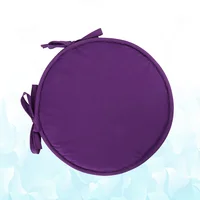 Round Seat Cushions Ties Bistro Outdoor Decorative Pillows Car Pad Chair for Home Purple 1