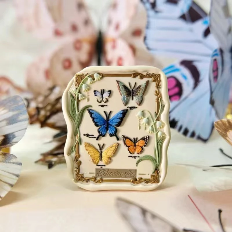  Specimen Mineral Sample Display Case Design Relief Fire Seal Stamp DIY Scrapbooking Retro Series New Sle