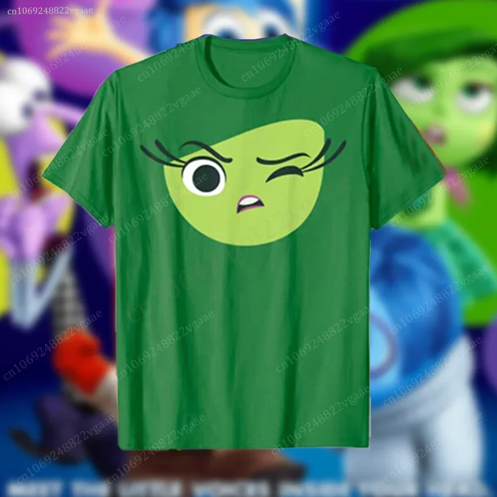 Summer Inside Out casual t shirt Kids 2 Boys Cartoon T-shirt Short Sleeve Top Tee Shirt Funny Clothes Girls Family Women