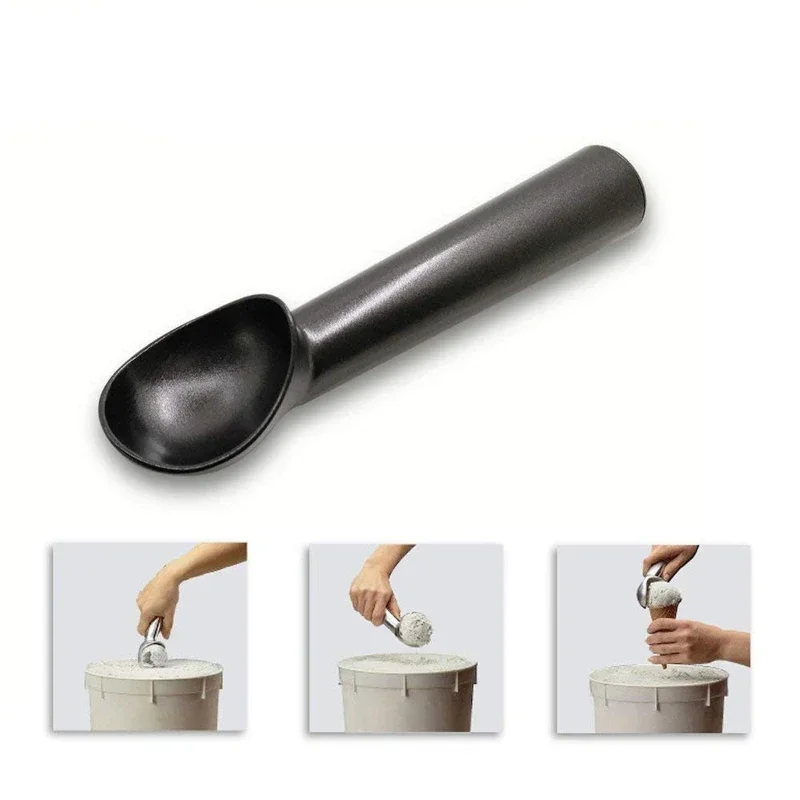 Stainless Steel Ice-cream Scoop Comfortable Anti-freeze Handle Portable Aluminum Alloy Ice Cream Tools Home Kitchen ice cream scoop