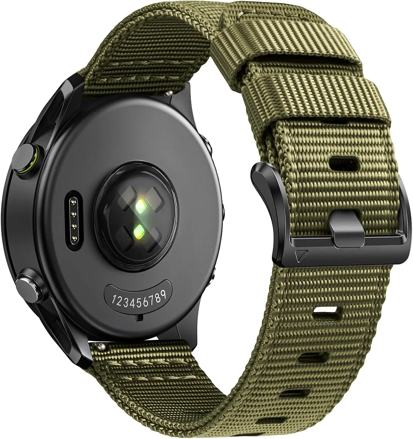 Durable Nylon Watch Band with Quick Release, 22mm Strap for Adventure Enthusiasts