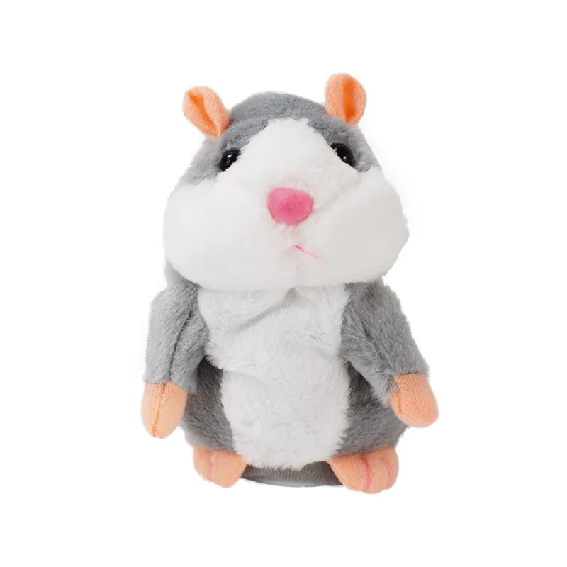 Cute Talking Hamster Speak Talk Sound Record Repeat Stuffed Plush Animal Kawaii Talking Hamster Mouse Toys For Children Gifts