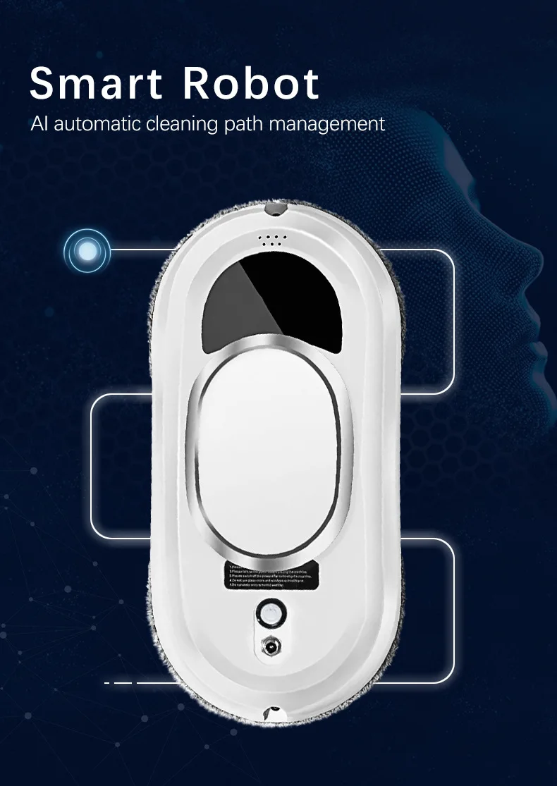 Robot Window Cleaner Window Cleaning Robot Smart Home Robot Vacuum CleanerRemote