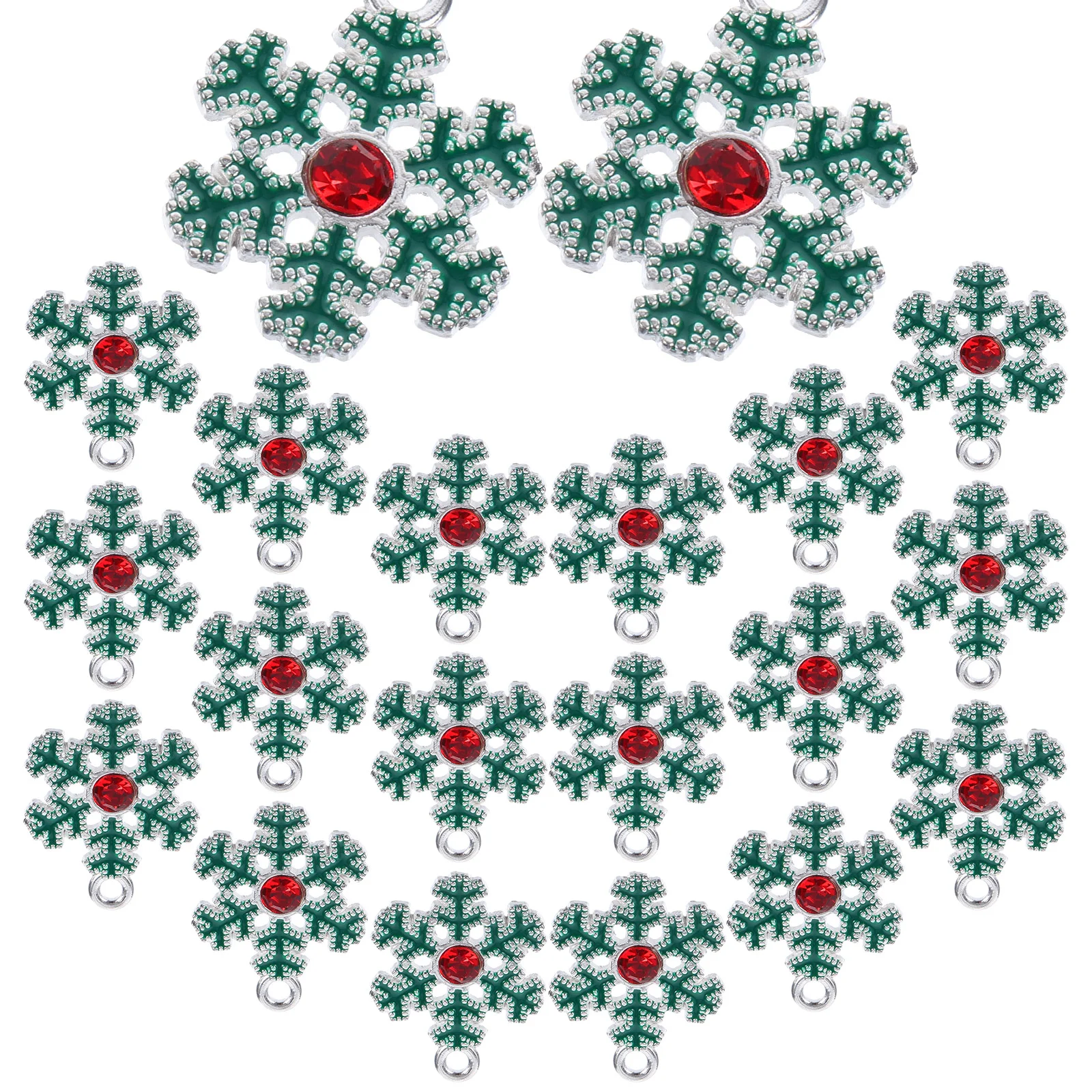

Christmas Pendants Alloy Cute Snowflake Jewelry Making DIY Accessory Hang Pendant For Bracelet Bracelet Christmas Party