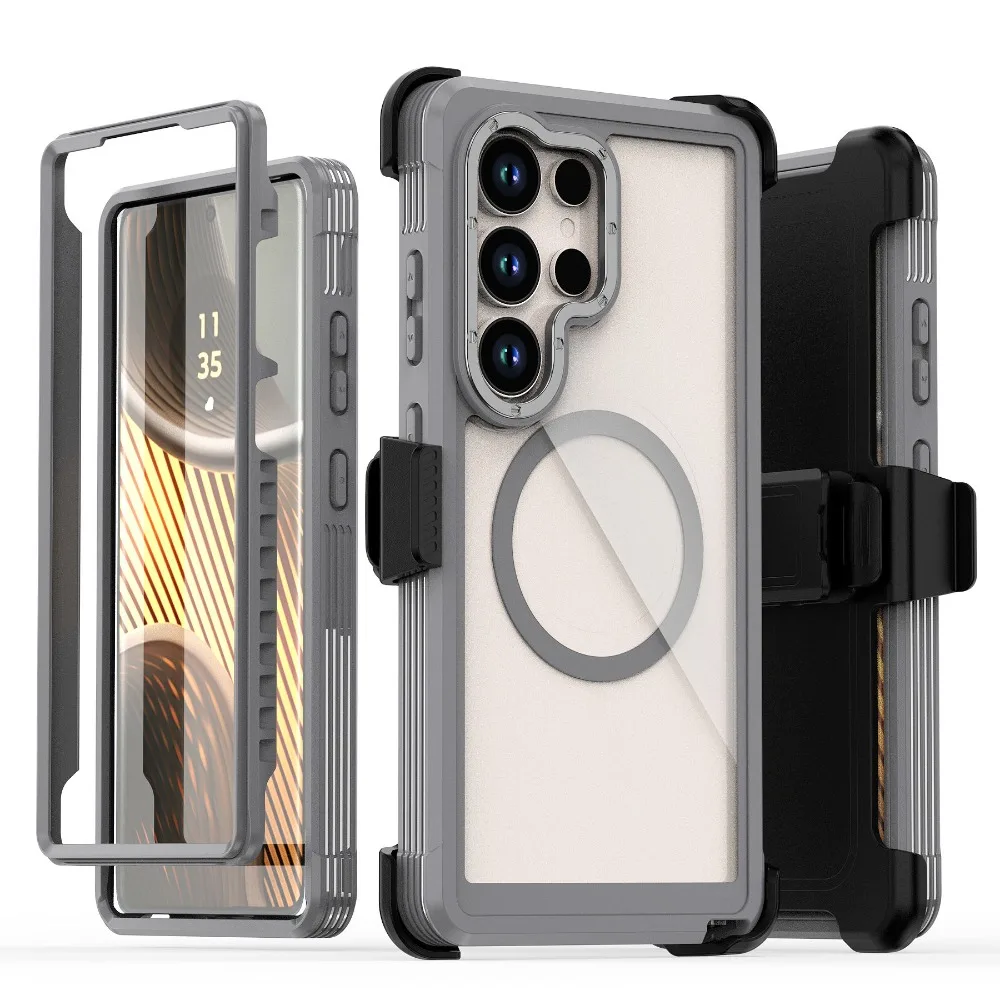Armor Hybrid Anti-Drop XT MagSafe Case with Wireless Charging and Clip
