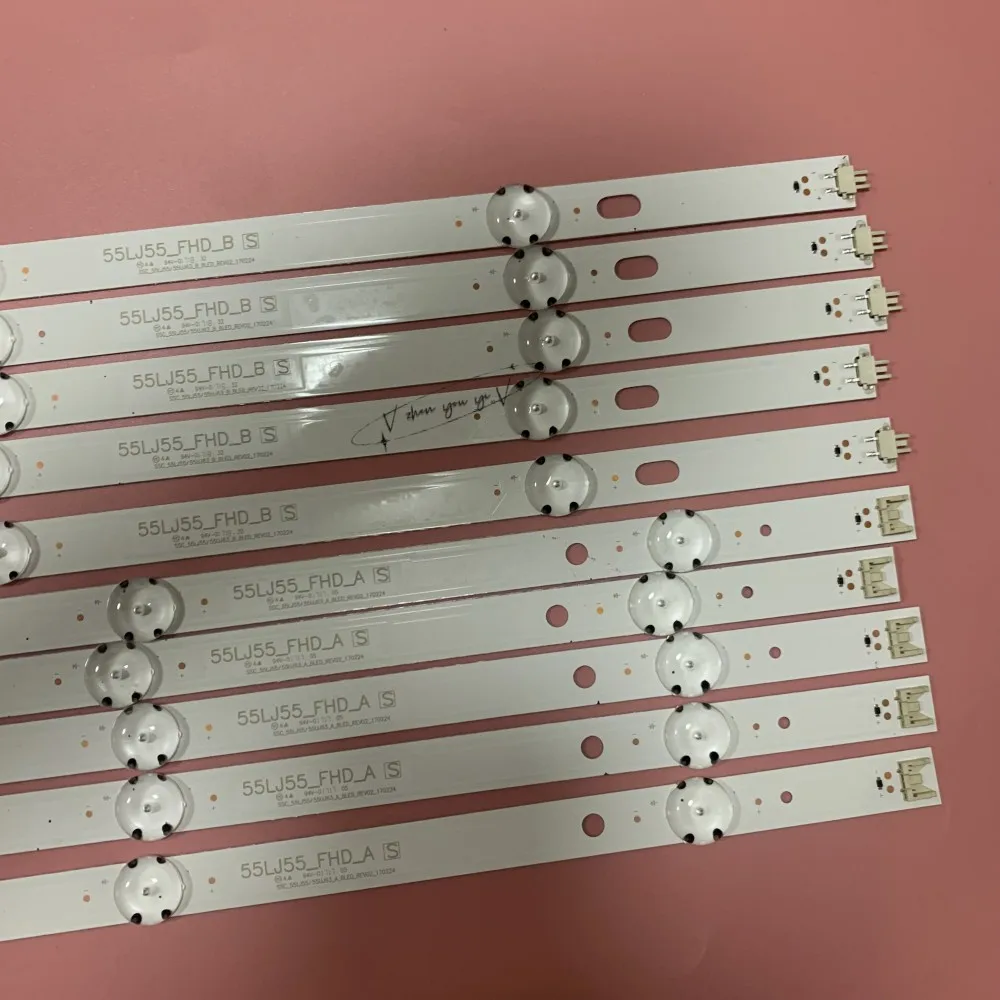 

10 шт./партия, осветительная балка 55UJ6300-CA 55UJ63-UHD-A/B 55LG63CJ-CA