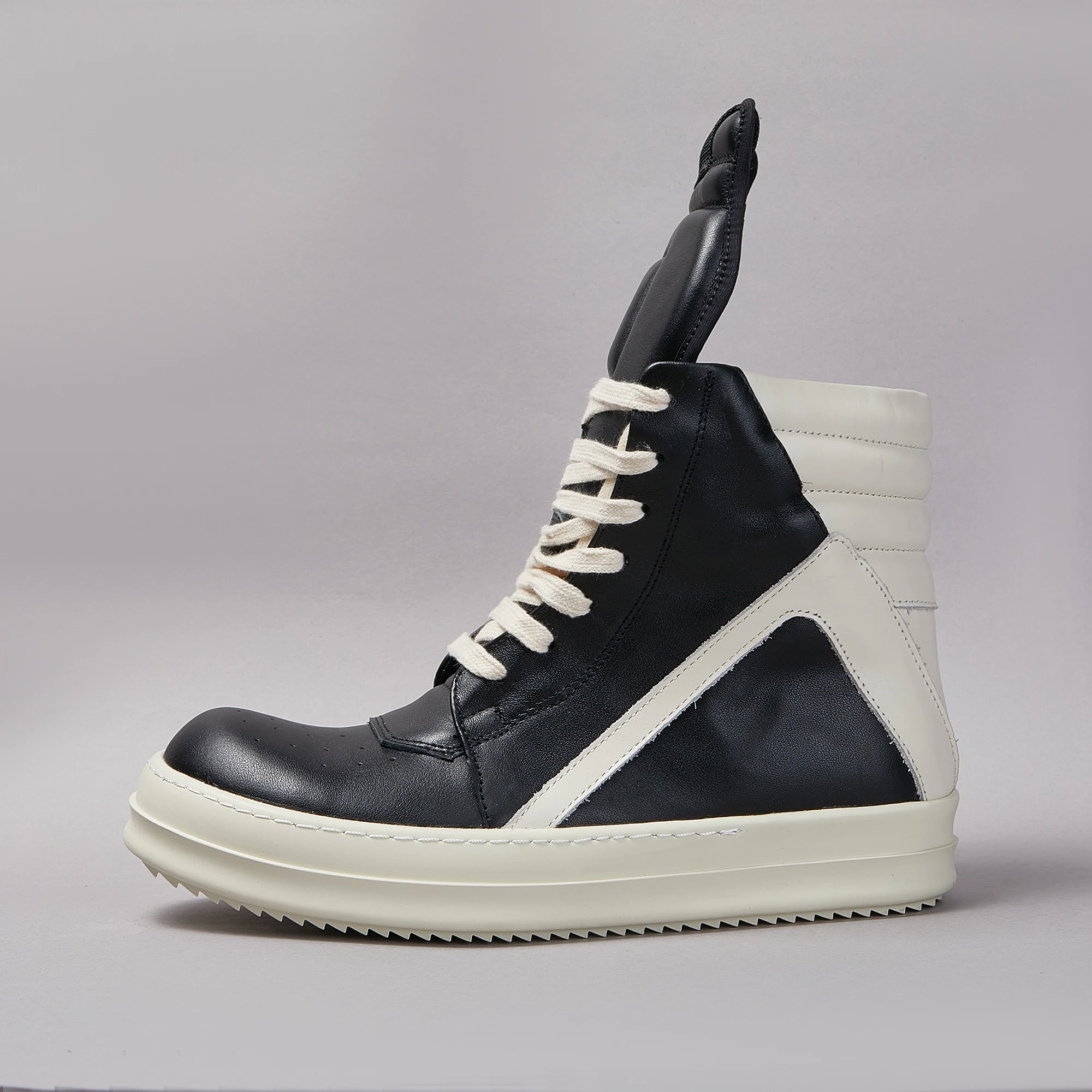 Casual Shoes running sneakers casual shoes sports shoes casual sneakers fashion sneakers leather shoes leather boots Brand Men Shoe Casual High Top Women Sneaker Ankle Boot Geobasket Leather Owen Fashion Thick-sole Flat Zip Shoe