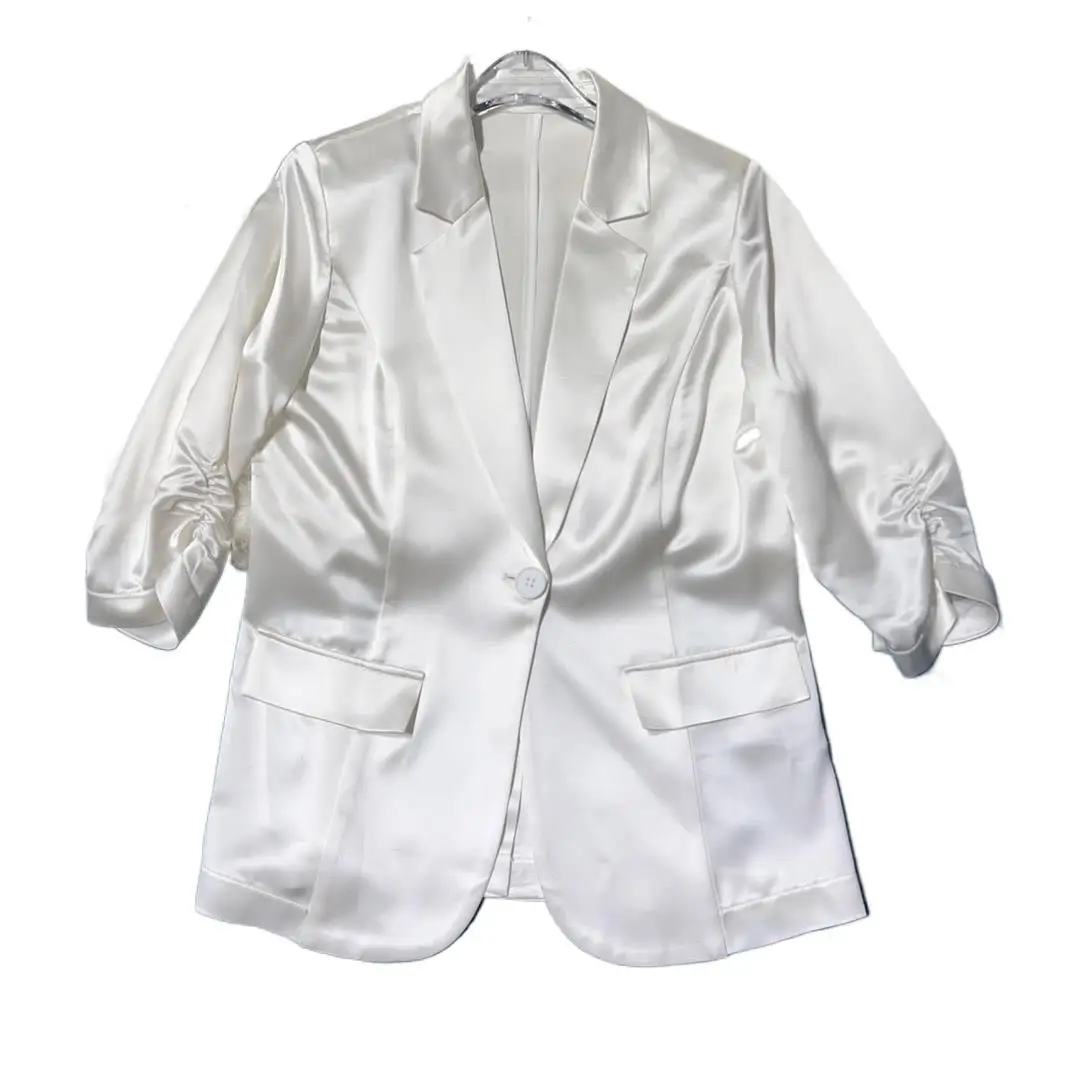 

2023 Women's Clothing New Acetate Coat