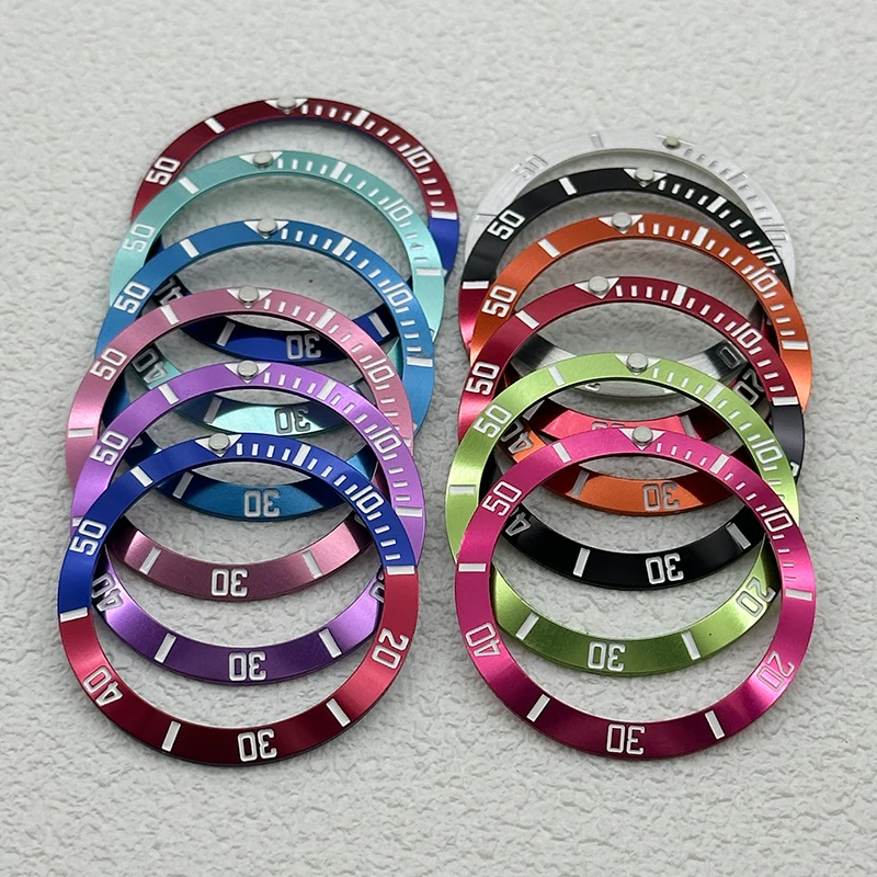 Elegant Beveled Aluminum Watch Bezel – 38mm x 30.6mm