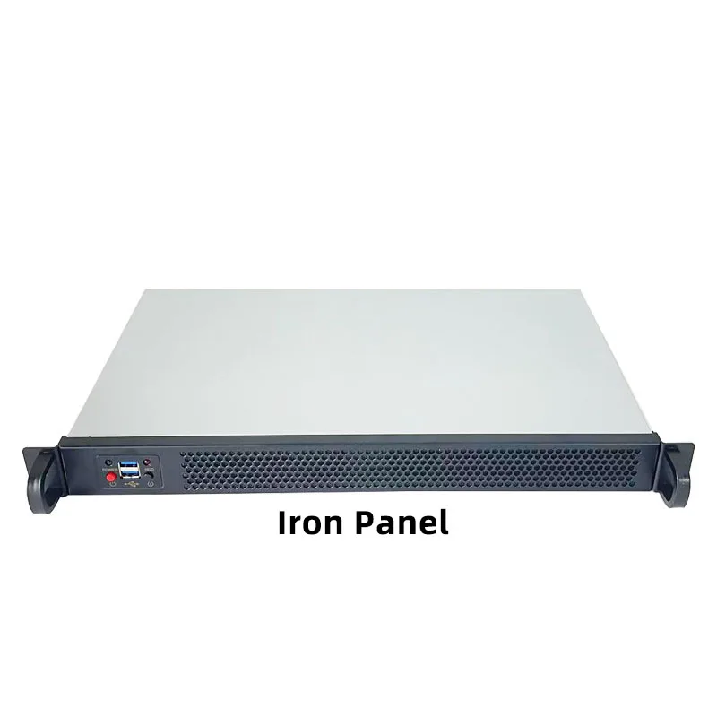 1U 랙 마운트 미니-ITX 산업용 제어용 숏 섀시 250mm 네트워크 서버 케이스 (HTPC용 팬 포함)