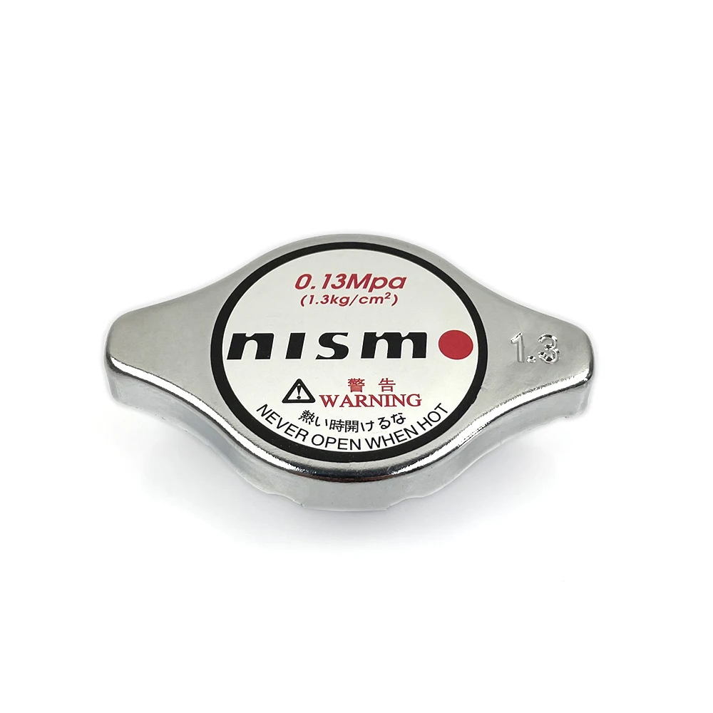 Radiator Cap Silver Nismo High Pressure Racing Car Radiator Cap 1.3kg/cm for Nissan 180SX 240SX 300Z 350Z 370Z G35 G37 GTR Silvia Skyline