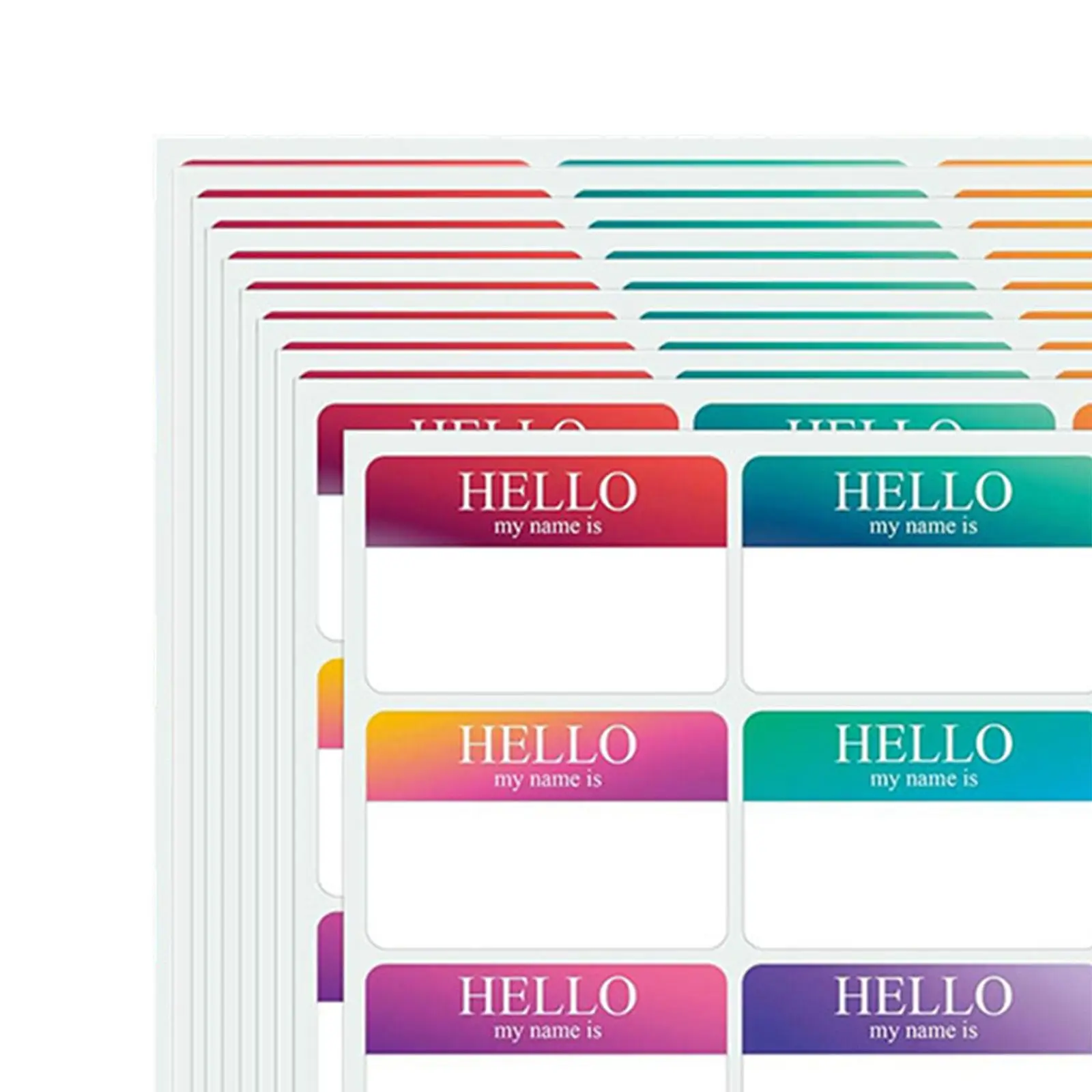 

10 листов, яркие ярлыки для аксессуаров, 150 шт.