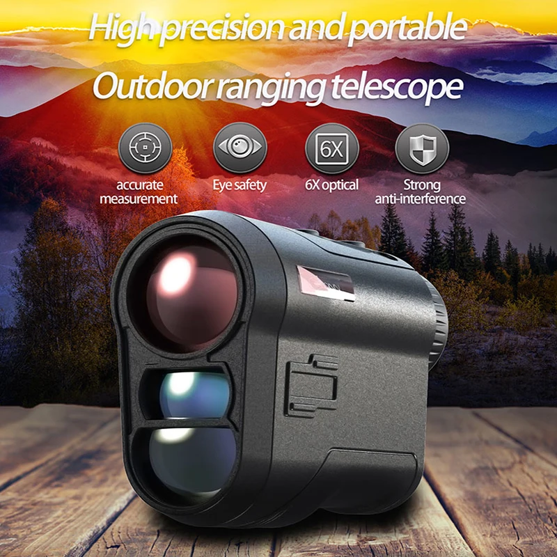 

600M/800M/1000M Golf Laser Rangefinder Outdoor Handheld Range Finder Telescope Laser Distance Meter for Golfing Hunting Survey