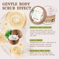 Coconut Scrub Exfoliating Collagen Body Scrub Polishing Body Foot Skin Whitening Exfoliate Skin Clean Pores Remove Dead Skin 2
