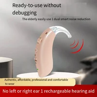 Hearing Aid For The Elderly, High Power Rechargeable Non-Programmable Adjustable Volume Hearing Aid Headset Sound Amplifier 1