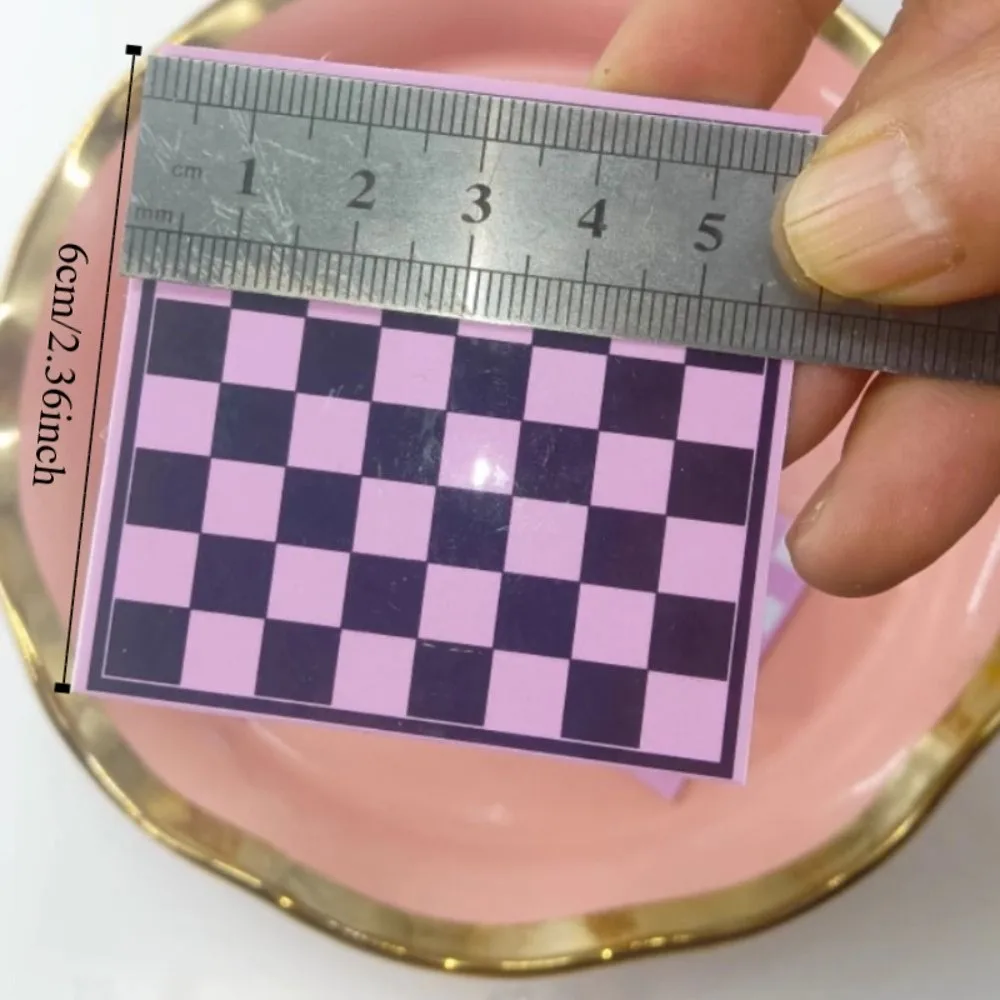 1/12 Scale Dollhouse Miniature Model Mini Chess Decorative Scene Shooting Props Doll Accessories Toys