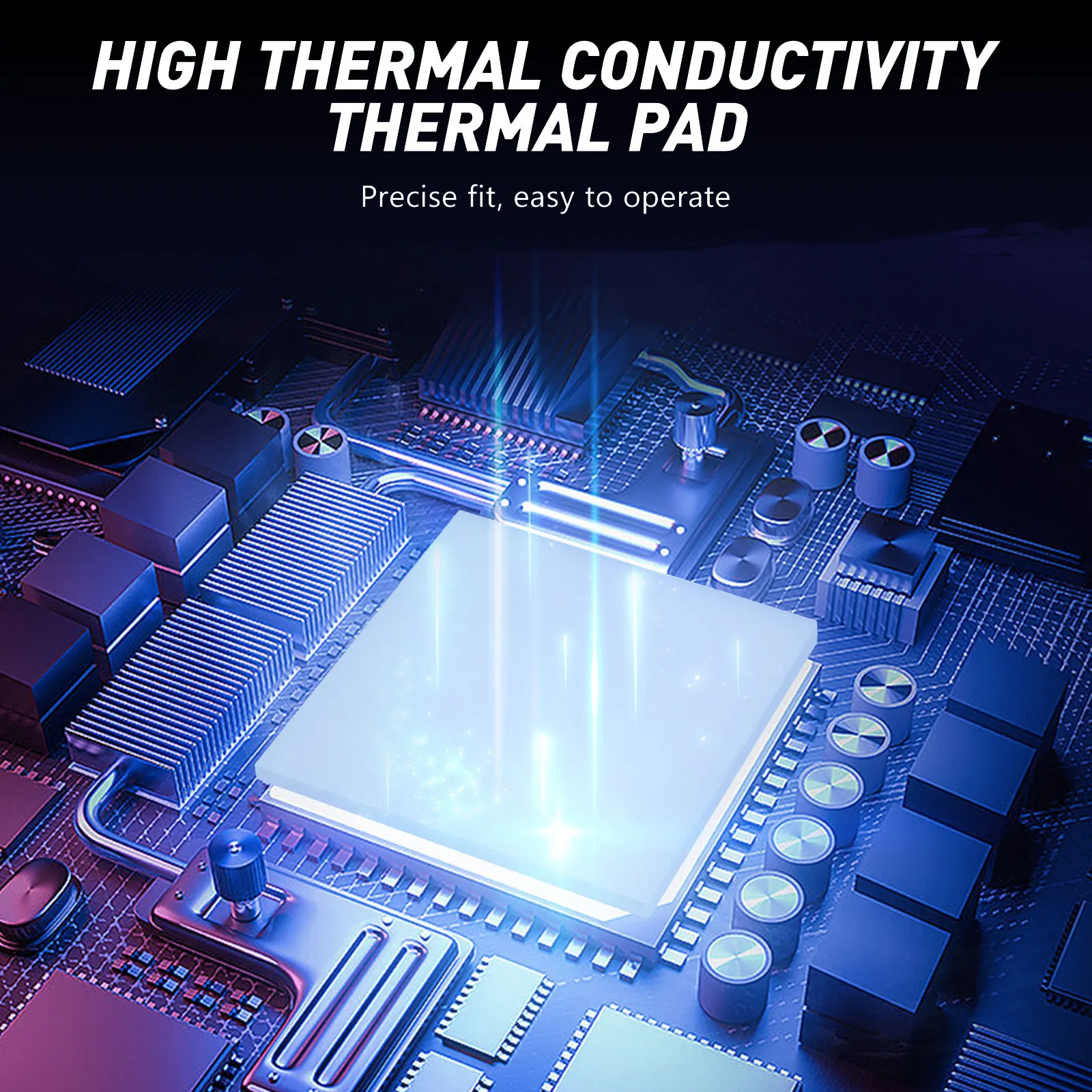 OEM 18W Heat Dissipation Silicone Pad CPU/GPU Graphics Card Water Cooling Therma