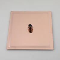 Yanksmart ก๊อกน้ำพร้อมระบบฝักบัวในห้องน้ำแบบทองคำสีกุหลาบ, ก๊อกน้ำติดผนังอ่างอาบน้ำผสม 2