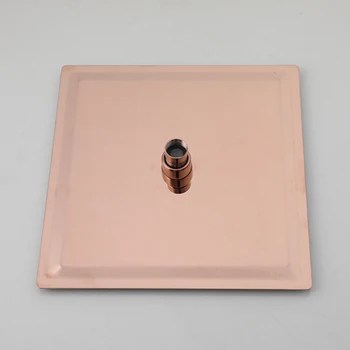 Yanksmart ก๊อกน้ำพร้อมระบบฝักบัวในห้องน้ำแบบทองคำสีกุหลาบ, ก๊อกน้ำติดผนังอ่างอาบน้ำผสม 2