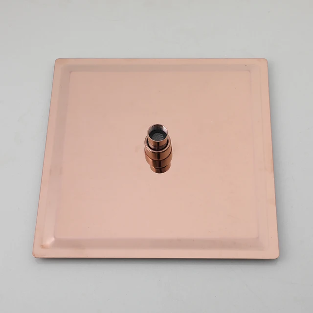 Yanksmart ก๊อกน้ำพร้อมระบบฝักบัวในห้องน้ำแบบทองคำสีกุหลาบ, ก๊อกน้ำติดผนังอ่างอาบน้ำผสม 2 Yanksmart ก๊อกน้ำพร้อมระบบฝักบัวในห้องน้ำแบบทองคำสีกุหลาบ, ก๊อกน้ำติดผนังอ่างอาบน้ำผสม 2