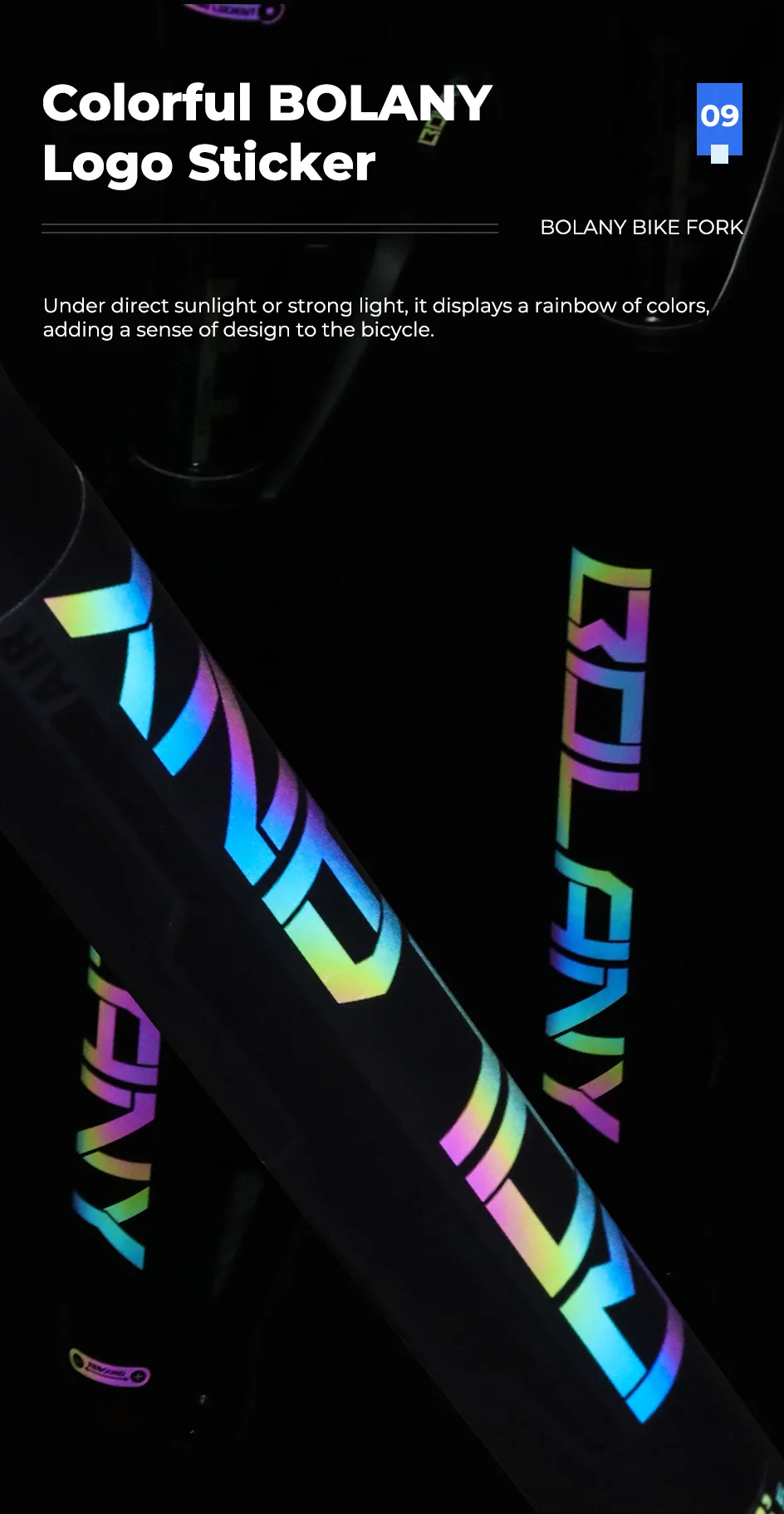BOLANY 27,5/29 Zoll Boost Fahrradgabel Steckachse 100/110 mm 34 mm Rohr Konische Rückprallverstellung 120/140 mm Federgabel – Detail 13