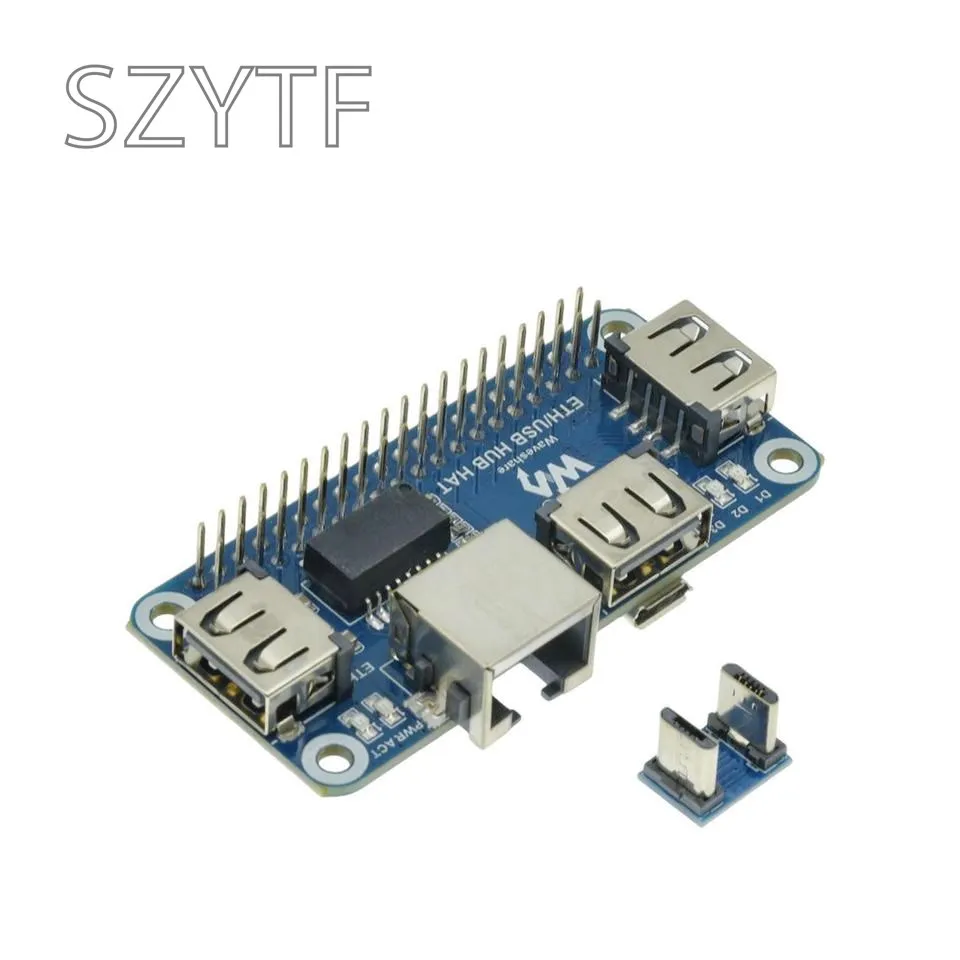 Splitter Hub Usb Per Porta Di Rete Rj45 Da Usb A Ethernet Per Raspberry Pi 3 4B/Zero W