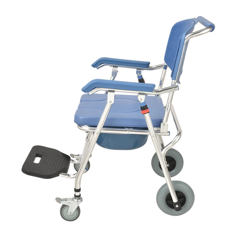 Chair shower comfortable modern use foldable commode for elderly 4