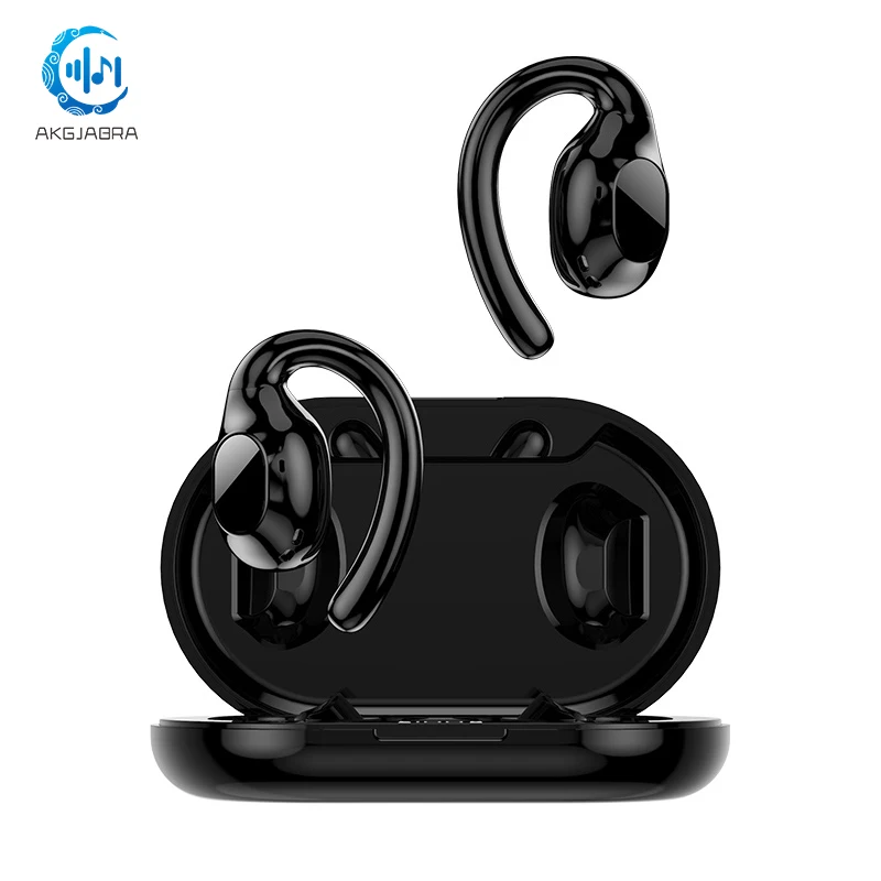 

AKGJabra Wireless Earbuds Bluetooth 5.3 Headphones I68 Waterproof Earphones Air Conduction Sports Headest Earhooks 9D Sound