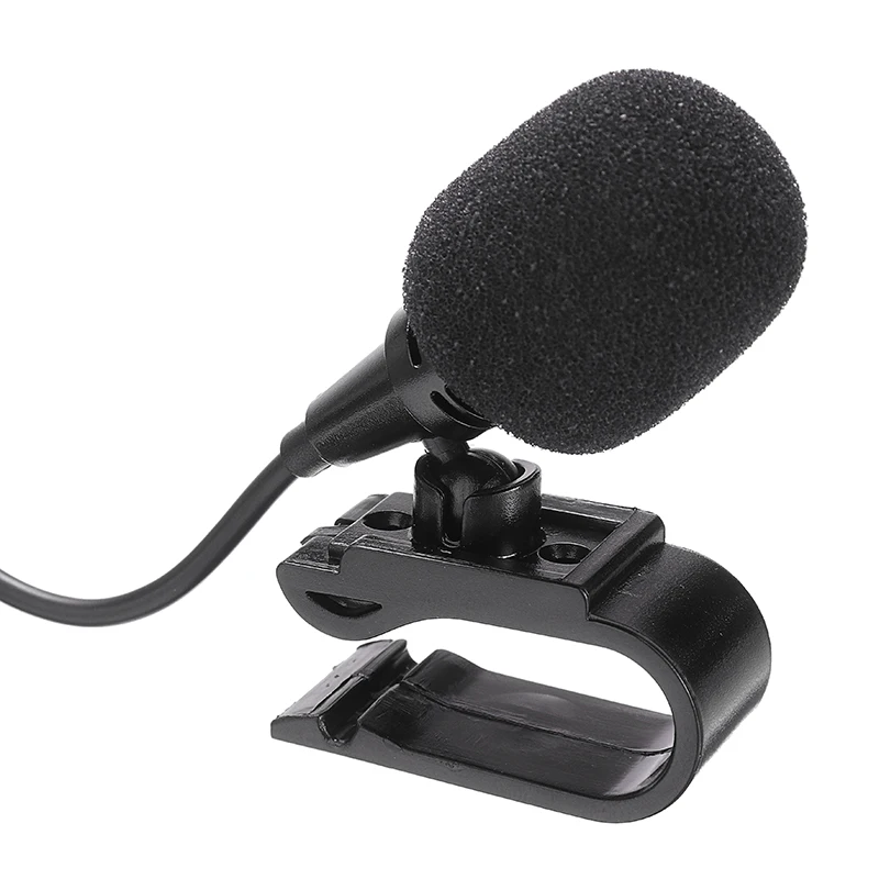 1pc Car Audio Microphone 3.5mm Jack Plug Mic Stereo Mini Wired External Microphone For SONY JVC PIONEER Portable Accessories
