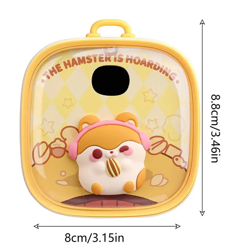 Electric Hand Warmers Rechargeable Cute Reusable Hand Warmers 5-speed Portable Handwarmer Usb Charging With Lanyard Digital