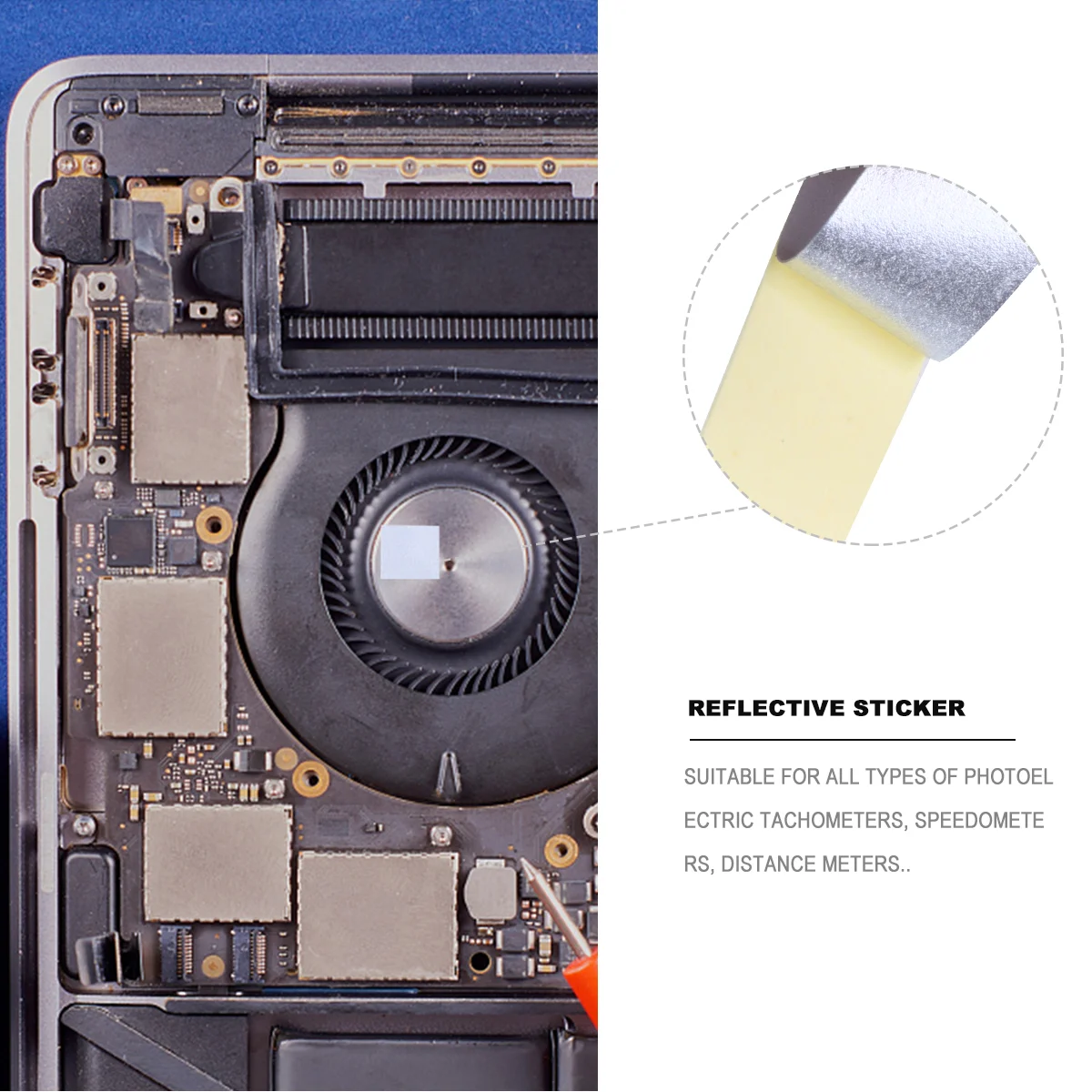 Рисунок 4 - Тахометр, светоотражающая лента