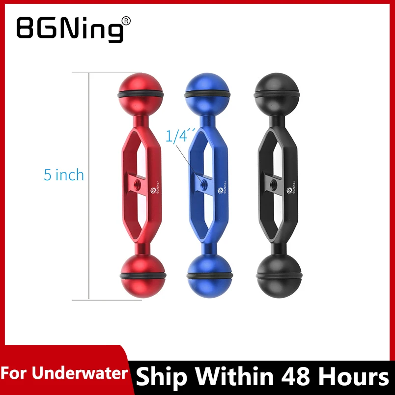 BGNingDivingPhotographyAccessoriesExtensionArm1DualBallHead