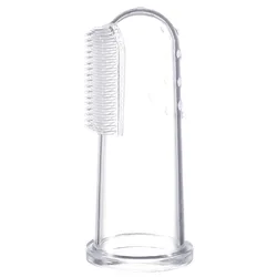 Ultra Soft Silicone Pet Finger Toothbrush for Dogs and Cats - Oral Hygiene and Fresh Breath Tool (Single brush)