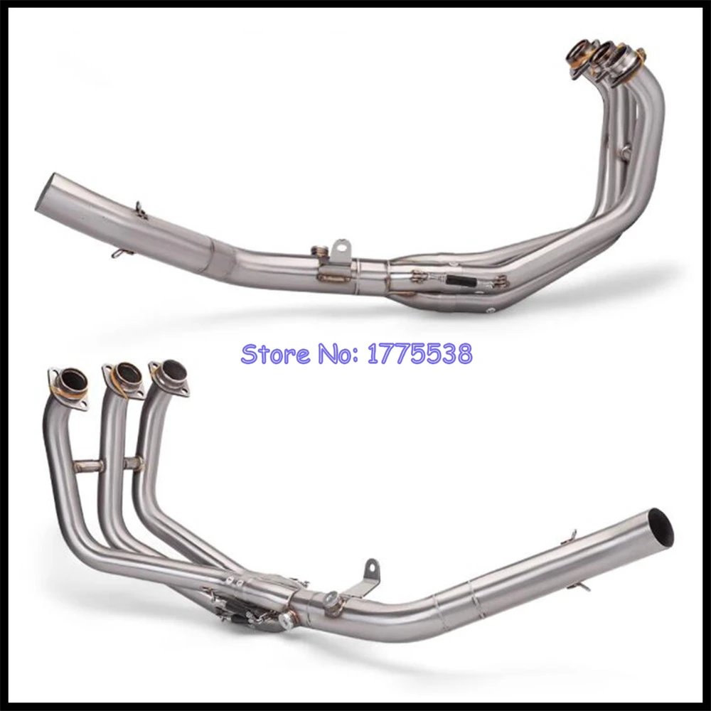 Motorcycle Exhaust For Yamaha MT09 MT09 SP FZ09 2021-2023 Full System Header Collector Front Pipe Escape Moto Muffler Can Pot - Image 5
