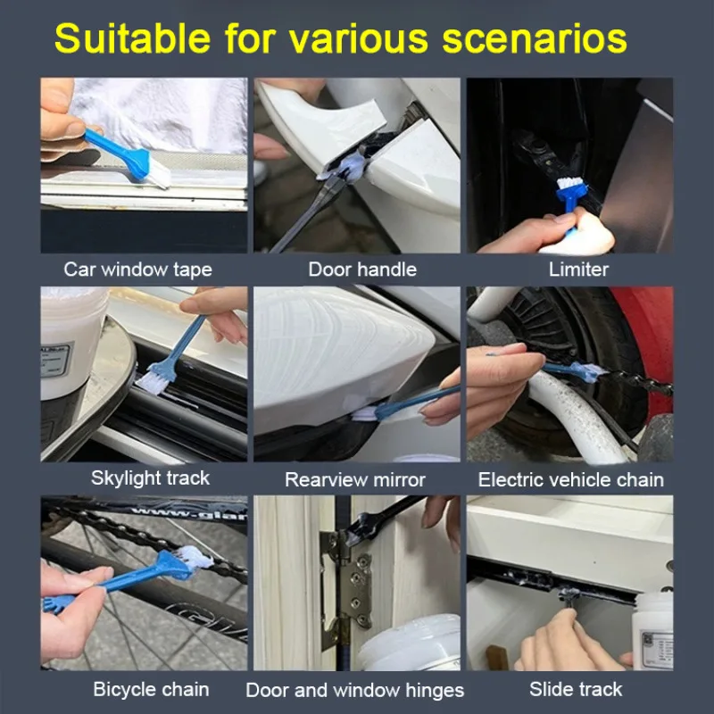 Grease lubricant Synthetic for Car Care Auto Sunroof Track Door Abnormal White Lubricating Oil