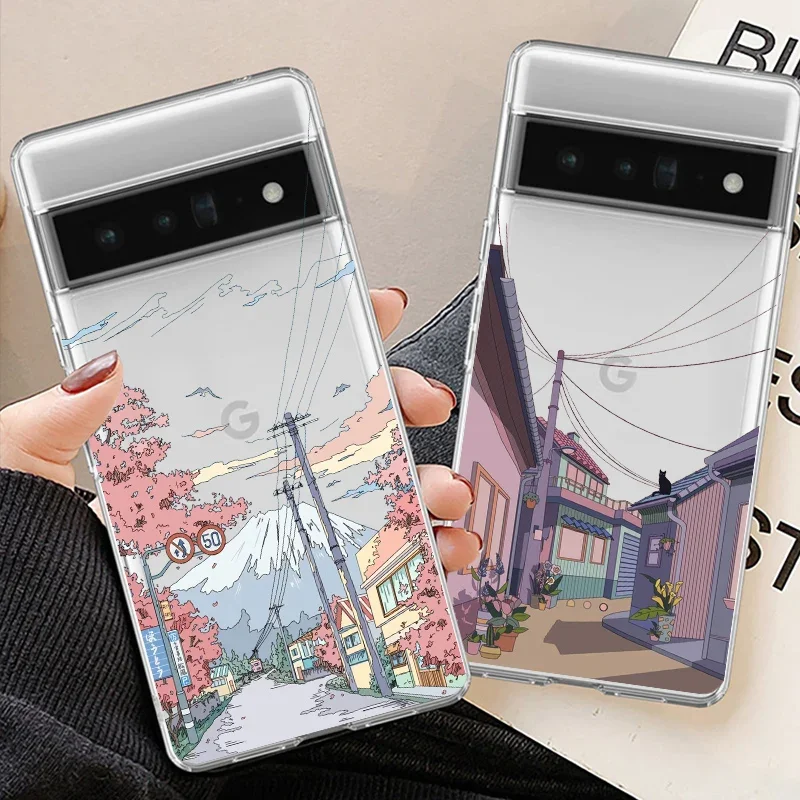Coque de téléphone transparente florale coréenne pour Magsafe, charge